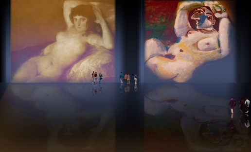 Majas, homenajes de Francisco de Goya y Lucientes (1802), Eugéne_8747970350_l