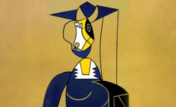 Mujer en Gris, caracterización de Pablo Picasso (1942), recreación de_8805269565_l