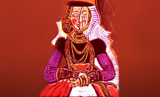 Representación de Dama de la Nobleza, de Lucas Cranach el_8746772199_l